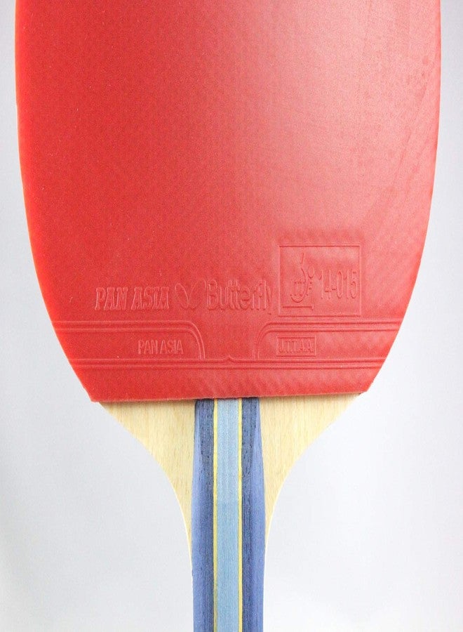 Butterfly B501FL Shakehand Table Tennis Racket | China Series | Racket and Case Set with Balanced Speed and Spin | Recommended for Beginning Level Players, Multi - Image 4